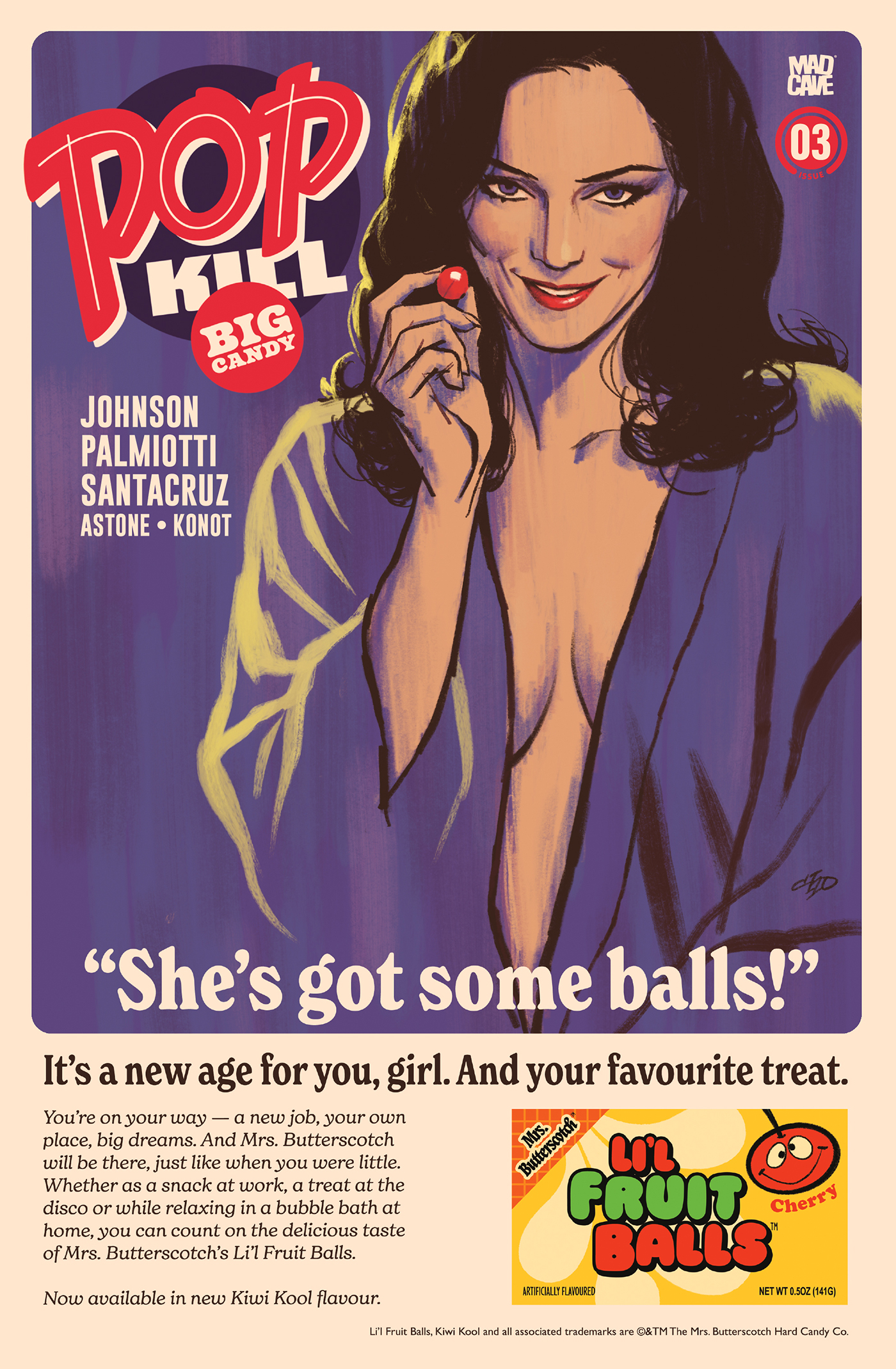 POP KILL BIG CANDY #3 (OF 4) CVR B MICHAEL CHO VAR (MR)