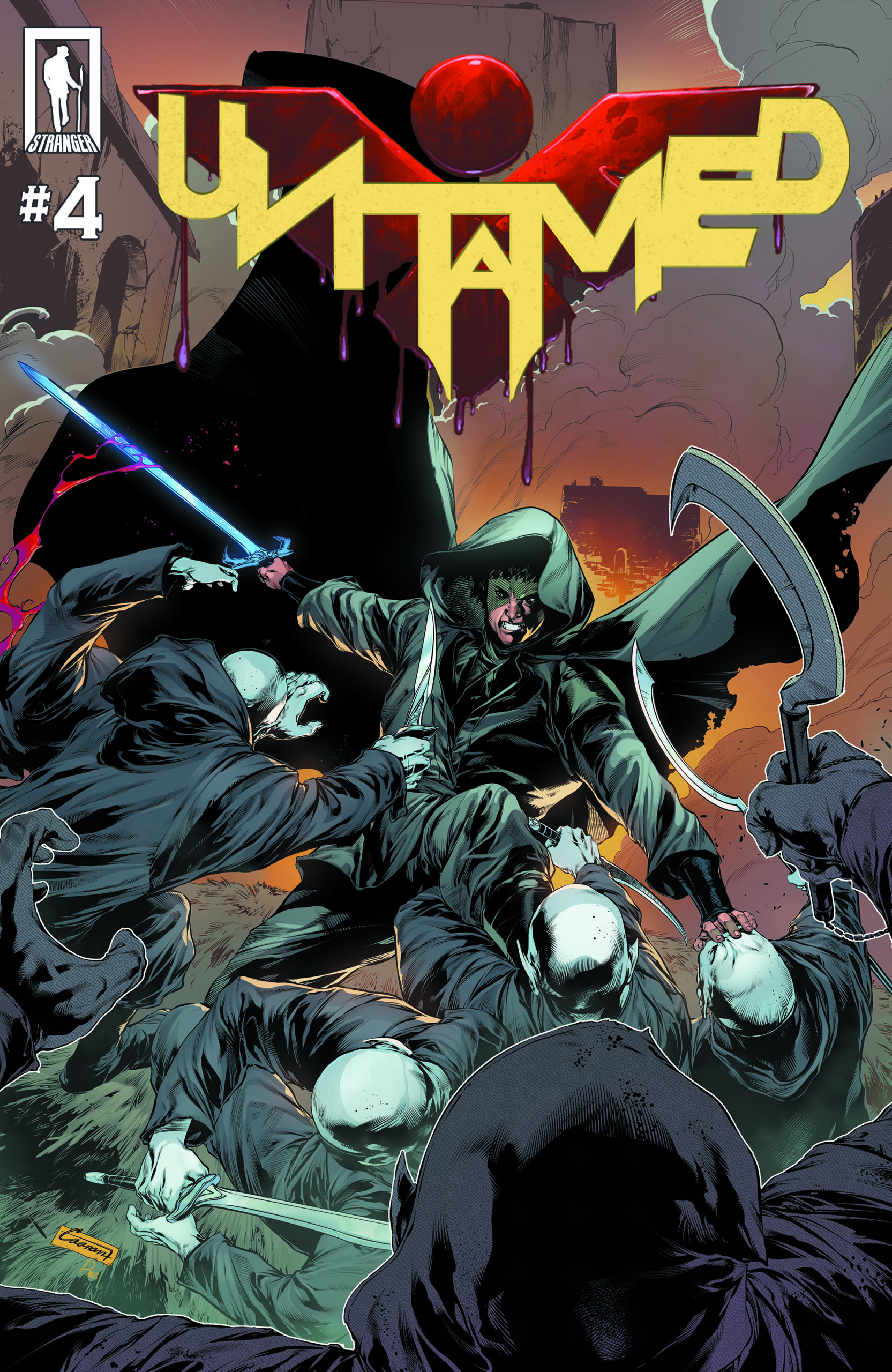 UNTAMED A SINNERS PRAYER #4 (OF 7) 2ND PTG CVR B CAANAN WHITE BATMAN HOMAGE VAR