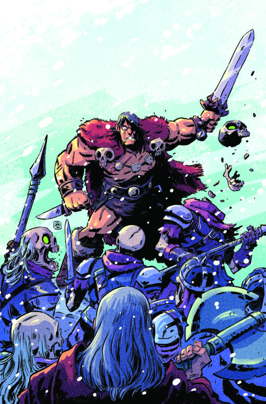 CONAN THE BARBARIAN TIDES OF THE TYRANT KING #4 (OF 4) CVR E DEREK LAUFMAN VIRGIN CARDSTOCK VAR (MR)
