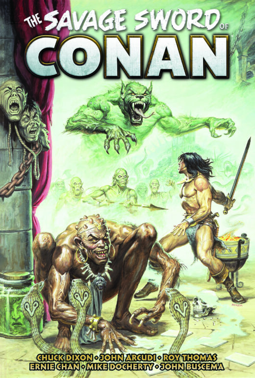 SAVAGE SWORD OF CONAN THE ORIGINAL COMICS OMNIBUS HC VOL 13 DIRECT MARKET EDITION EARL NOREM CVR (MR)