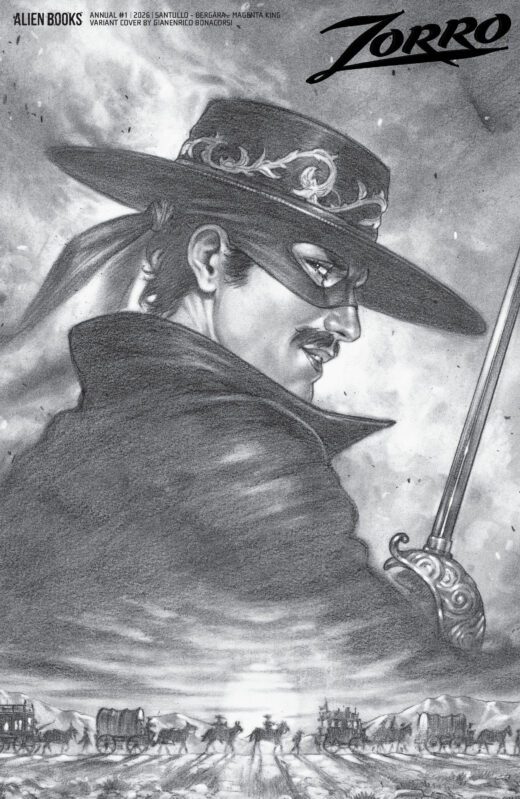 Zorro Annual #1 Variant D (Bonacorsi B&W)