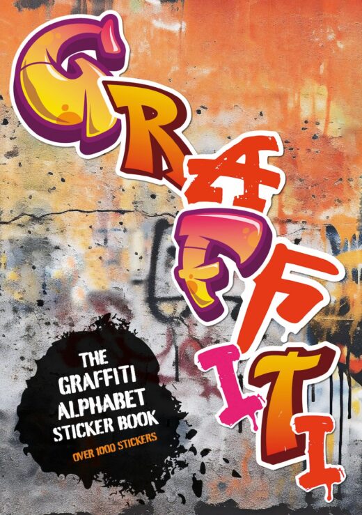 GRAFFITI ALPHABET STICKER BOOK TP