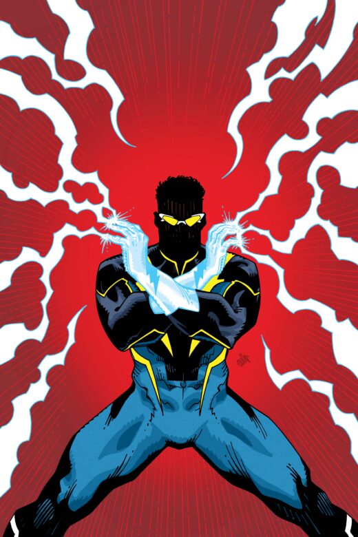 DC POWER BLACK LIGHTNING 50TH ANNIVERSARY SPECIAL #1 (ONE SHOT) CVR D CULLY HAMNER GLOW-IN-THE-DARK VAR