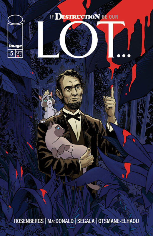DF IF DESTRUCTION BE OUR LOT #5 ABE INVADES VARIANT SIGNED BY TONY FLEECS (MR)