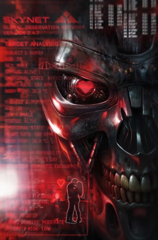 TERMINATOR VALENTINES DAY SPECIAL 2027 #1 (ONE SHOT) CVR E FRANCESCO MATTINA METAL PREMIUM VAR
