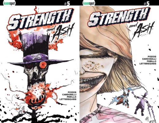 STRENGTH & ASH #5 CVR D STEFANO CARDOSELLI FRANCESCA PERILLO HOLOFOIL FLIP VAR