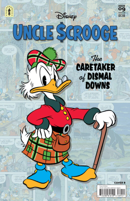 UNCLE SCROOGE LEGACY #469 CARETAKER OF DISMAL DOWNS CVR B DAAN JIPPES ULRICH SCHROEDER VAR