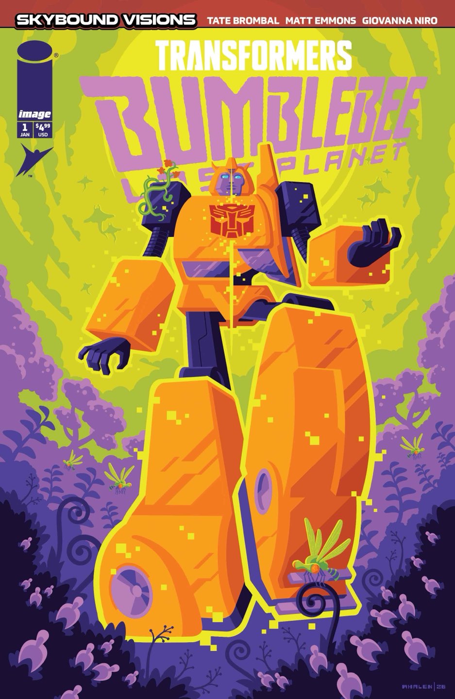 TRANSFORMERS BUMBLEBEE LOST PLANET #1 (OF 6) CVR C TOM WHALEN VAR