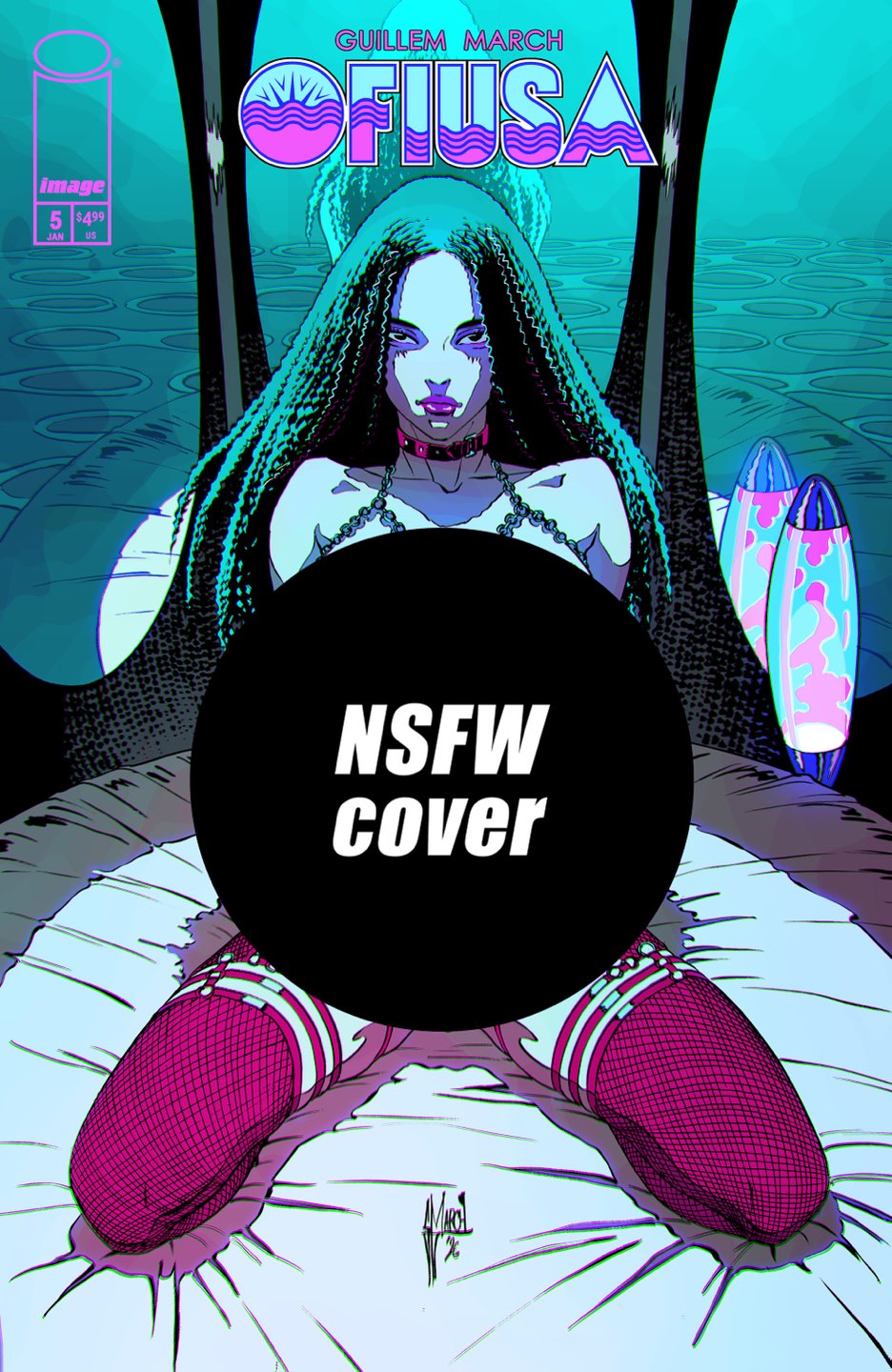 OFIUSA #5 (OF 6) CVR E GUILLEM MARCH NSFW POLYBAGGED VAR (MR)
