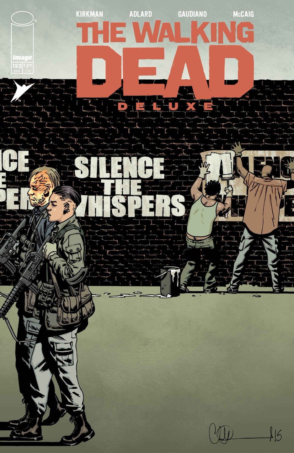 WALKING DEAD DELUXE #152 CVR B CHARLIE ADLARD & DAVE MCCAIG VAR (MR)