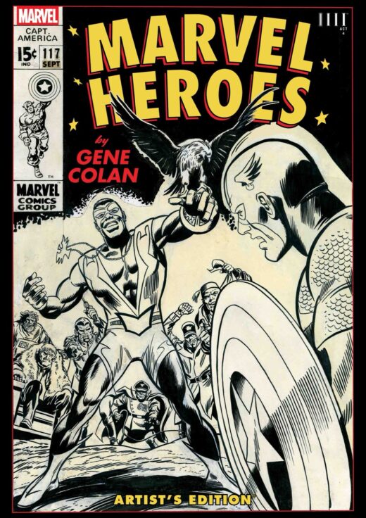 MARVEL HEROES BY GENE COLAN ARTISTS EDITION HC DIRECT MARKET EXCLUSIVE GENE COLAN CVR