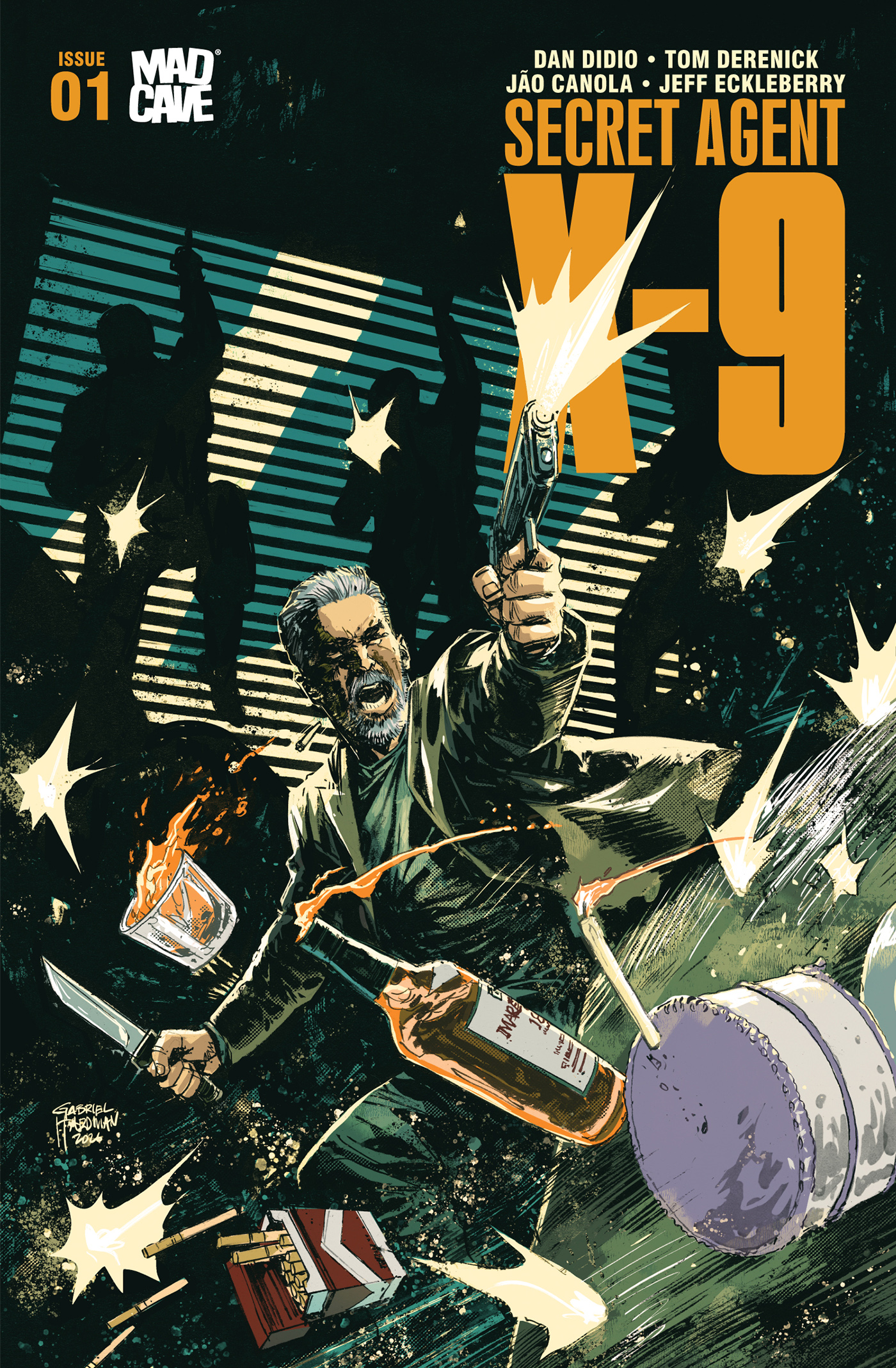 SECRET AGENT X9 #1 CVR D GABRIEL HARDMAN VAR