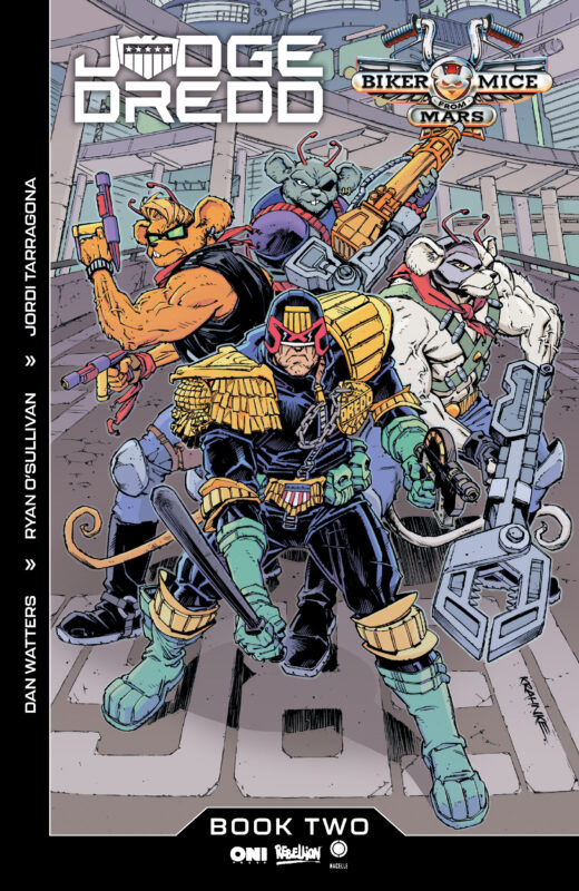 Judge Dredd/Biker Mice from Mars #2 Cover C Andrew Krahnke Var